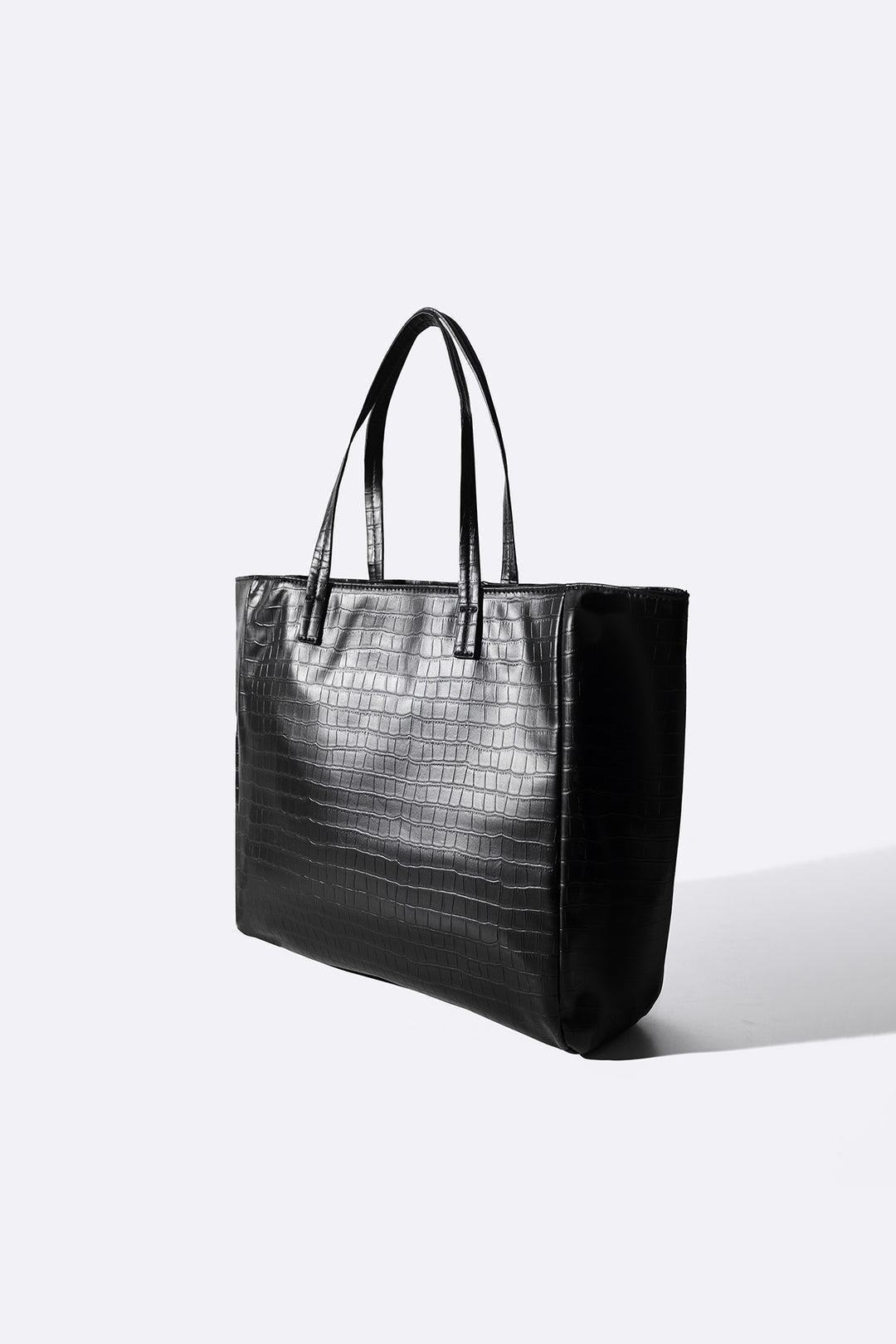 BLACK RAVELLO TOSS-IN TOTE