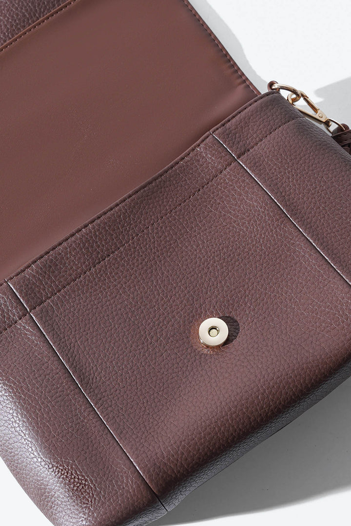 BROWN MENORA CROSSBODY BAG
