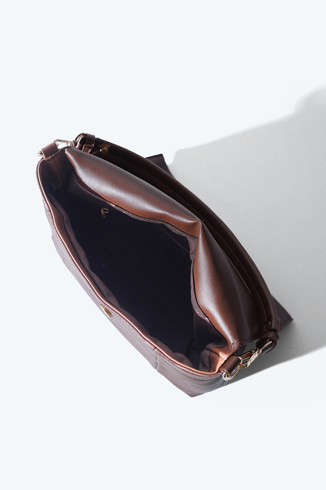 BROWN MENORA CROSSBODY BAG