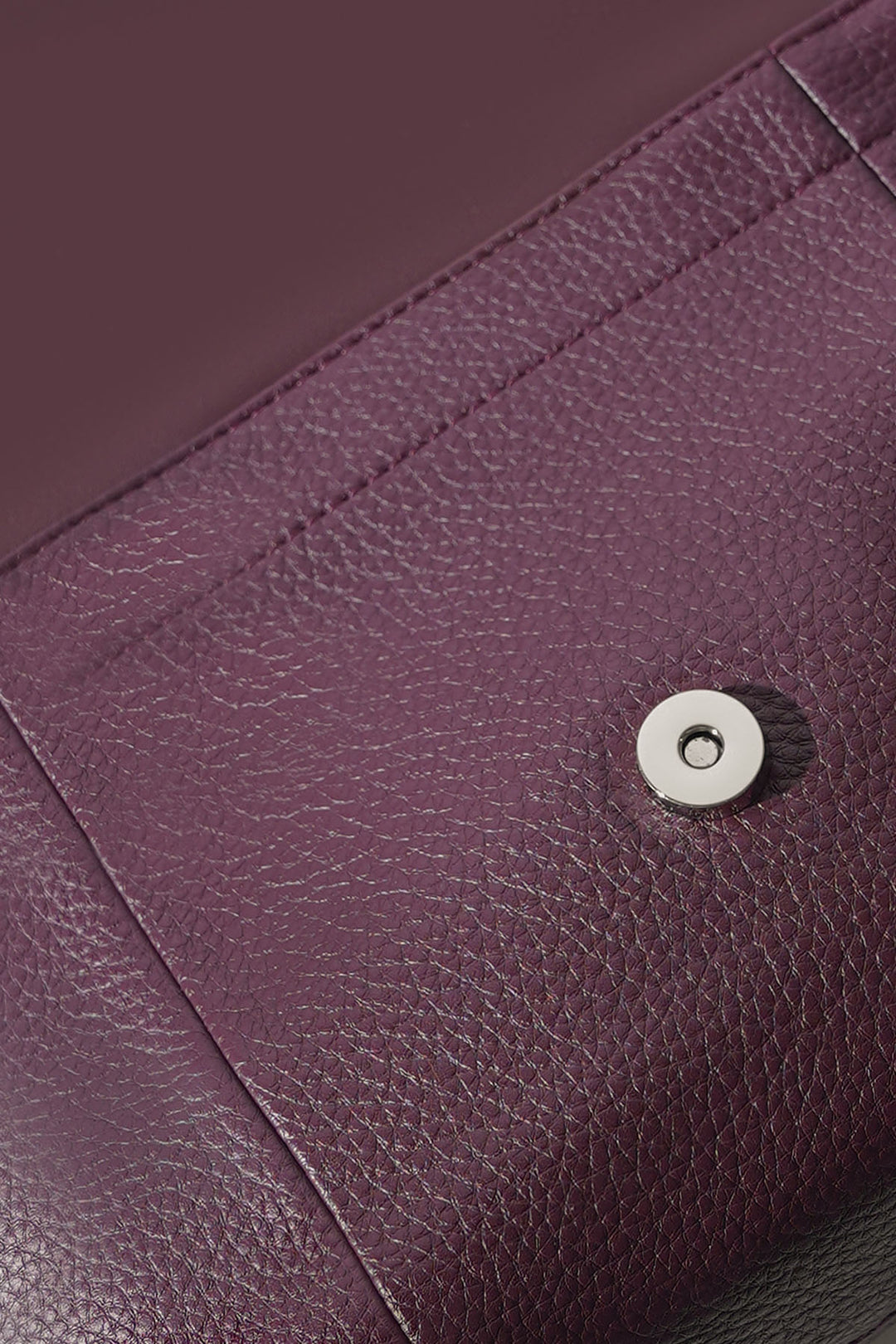 BURGUNDY MENORA CROSSBODY BAG