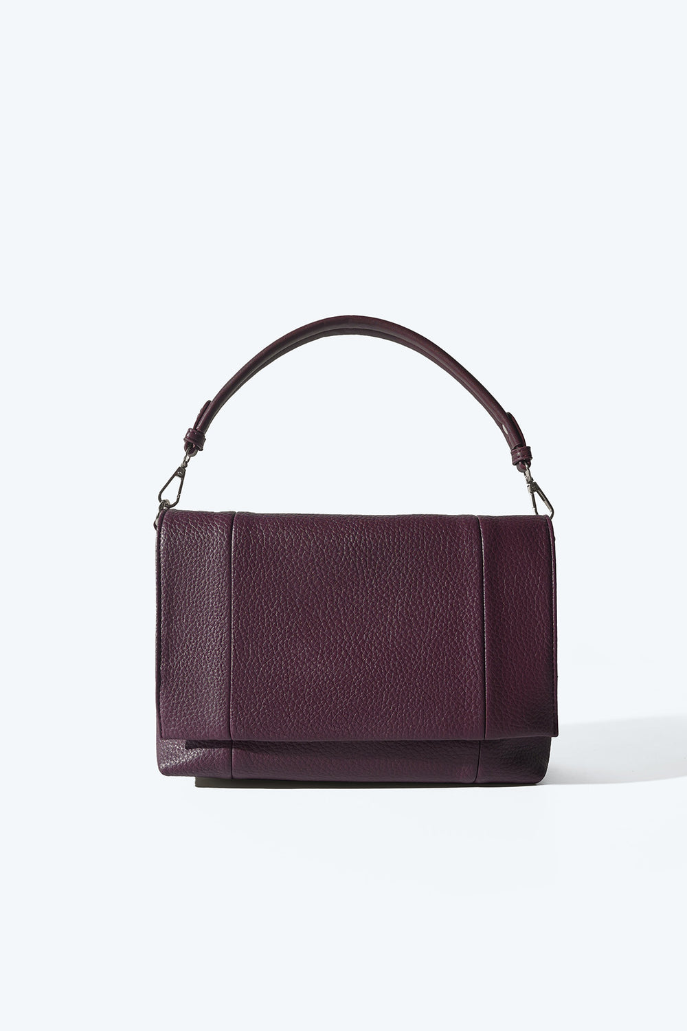 BURGUNDY MENORA CROSSBODY BAG
