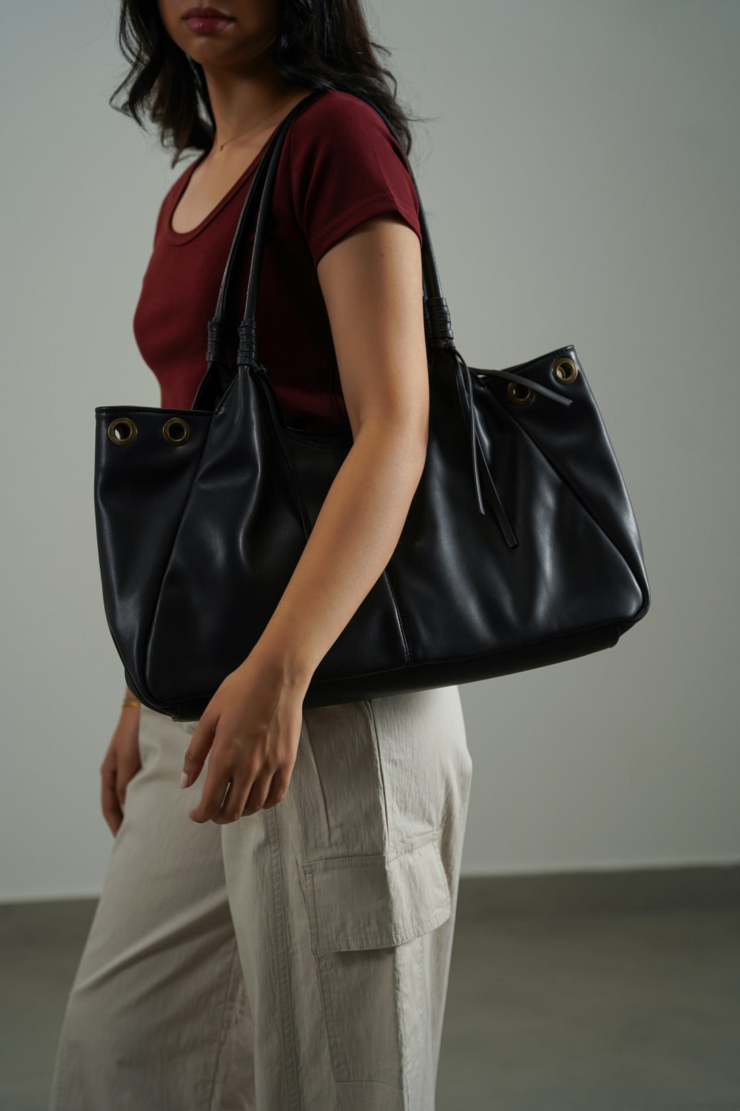 BLACK TULUM HOLIDAY BAG