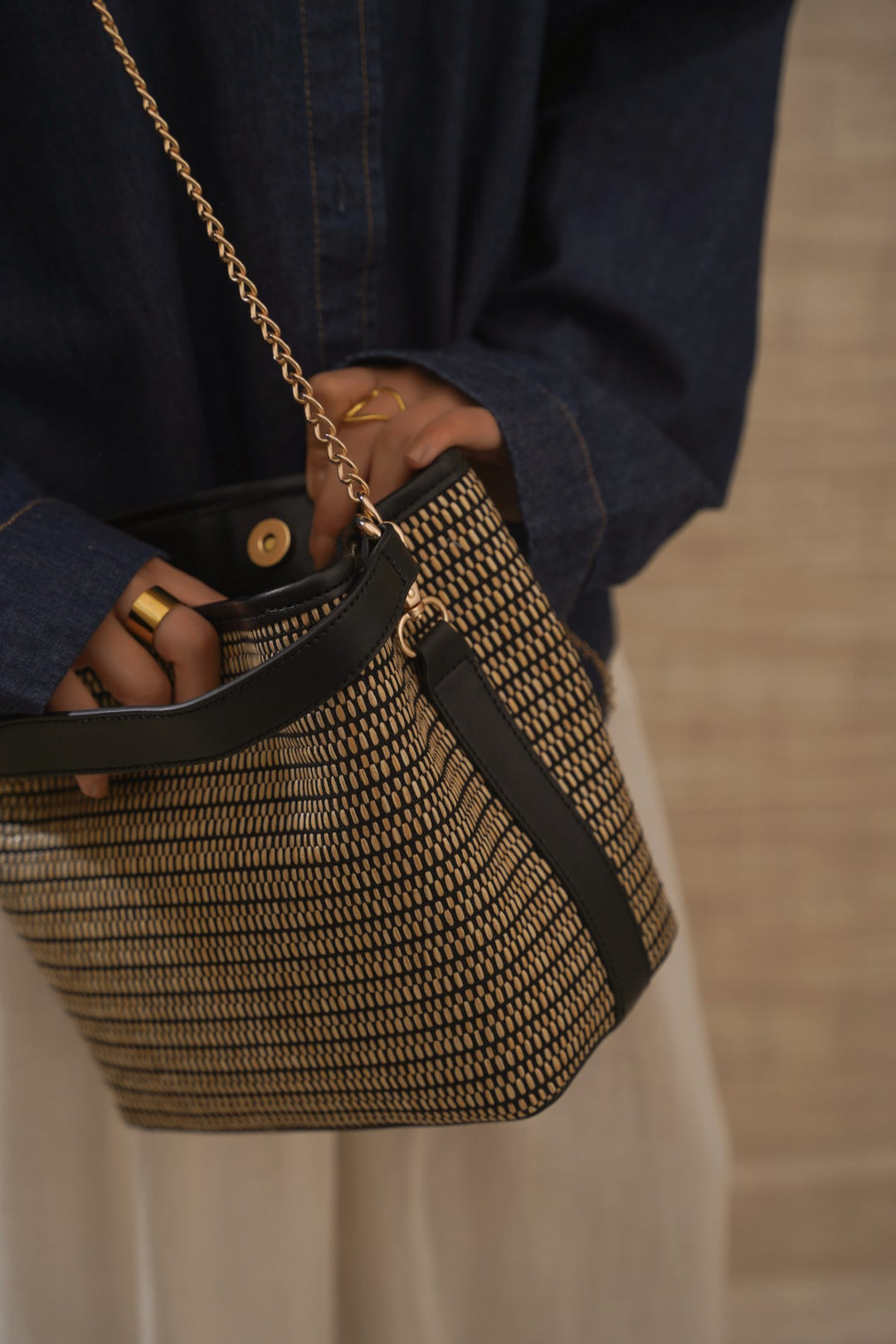 BEIGE AFTER HOURS BAG