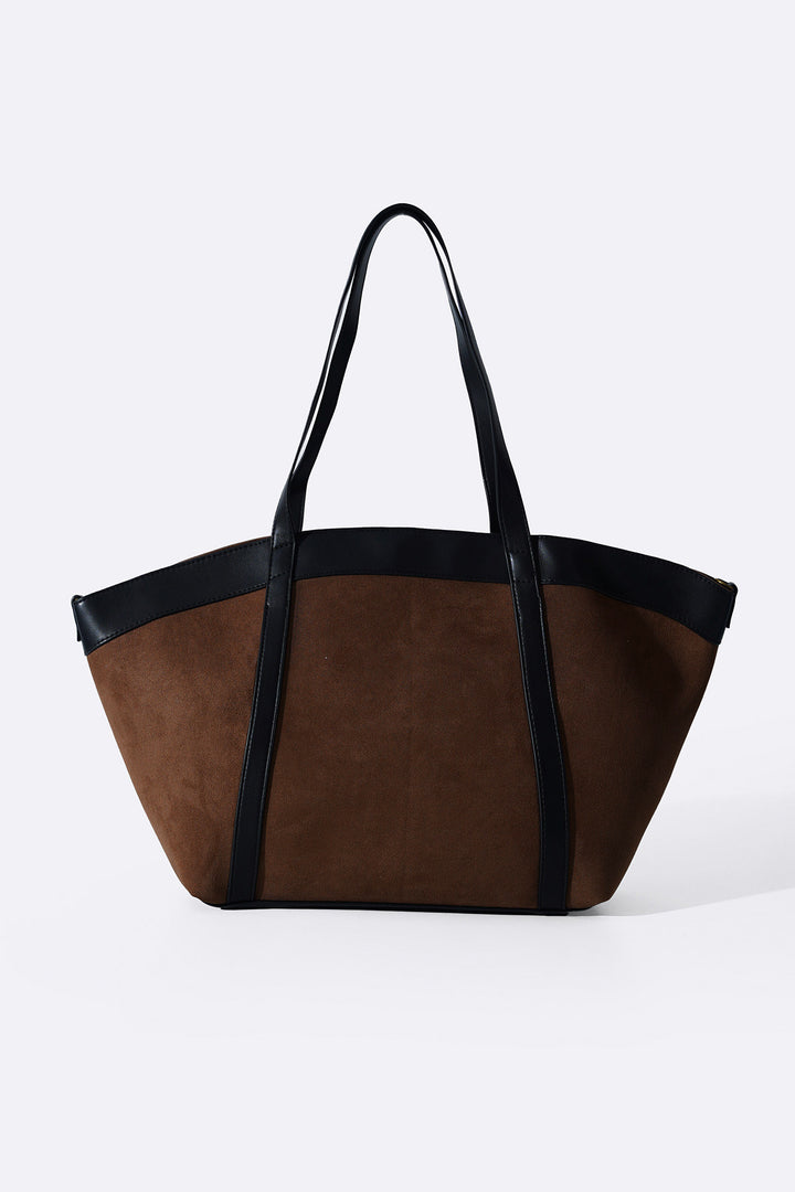 BROWN SUN AND SAND TOTE