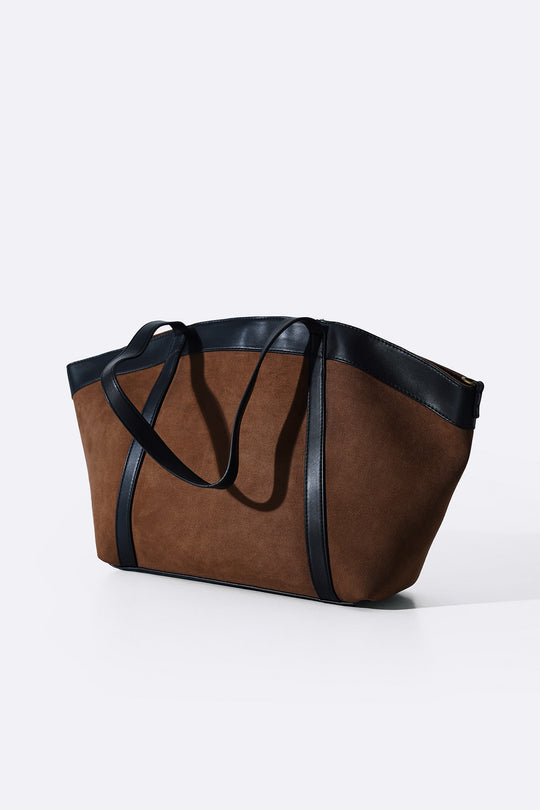 BROWN SUN AND SAND TOTE