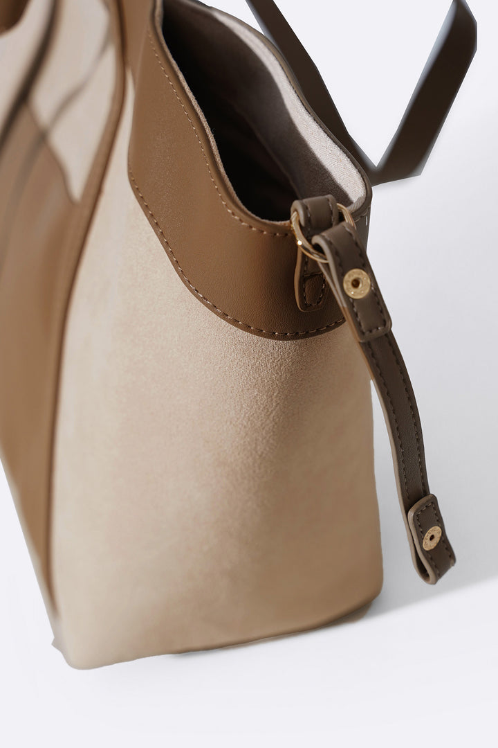 TAUPE SUN AND SAND TOTE