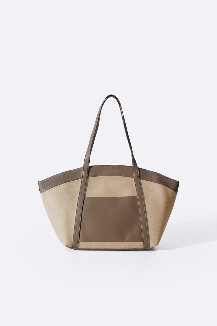 TAUPE SUN AND SAND TOTE