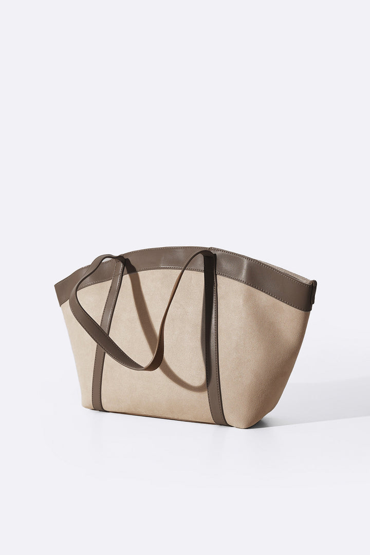 TAUPE SUN AND SAND TOTE