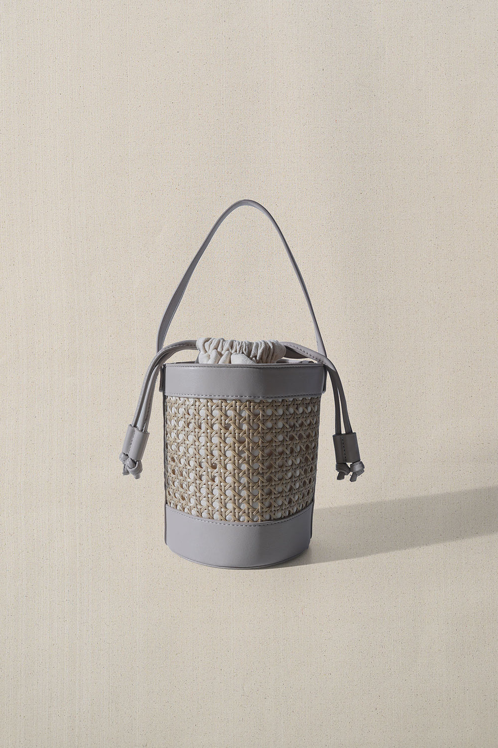 TAUPE TROPICANA BUCKET BAG