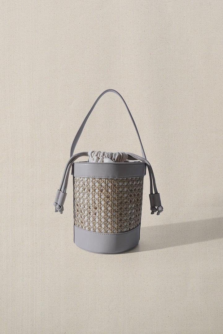 TAUPE TROPICANA BUCKET BAG