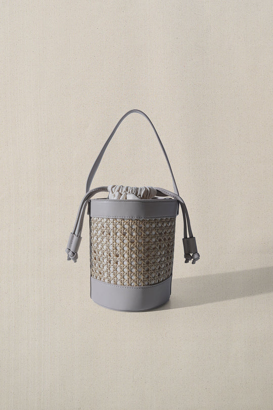 TAUPE TROPICANA BUCKET BAG