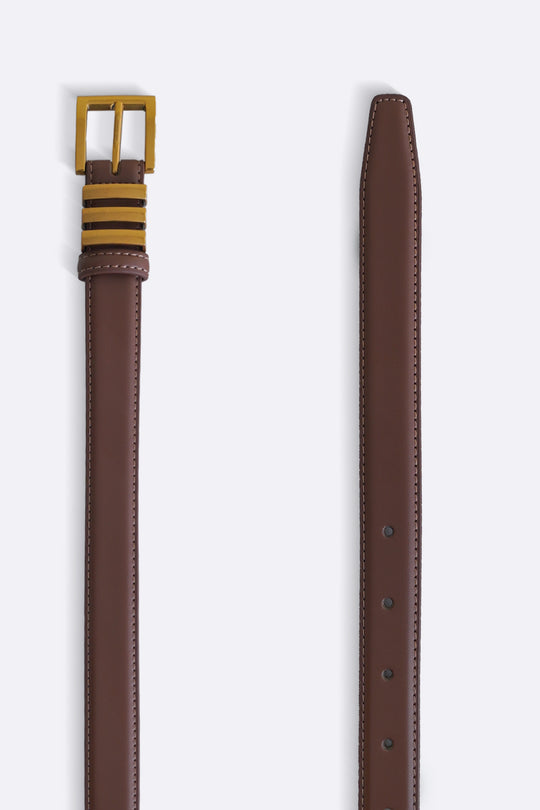 BROWN VOLOS TROUSER BELT