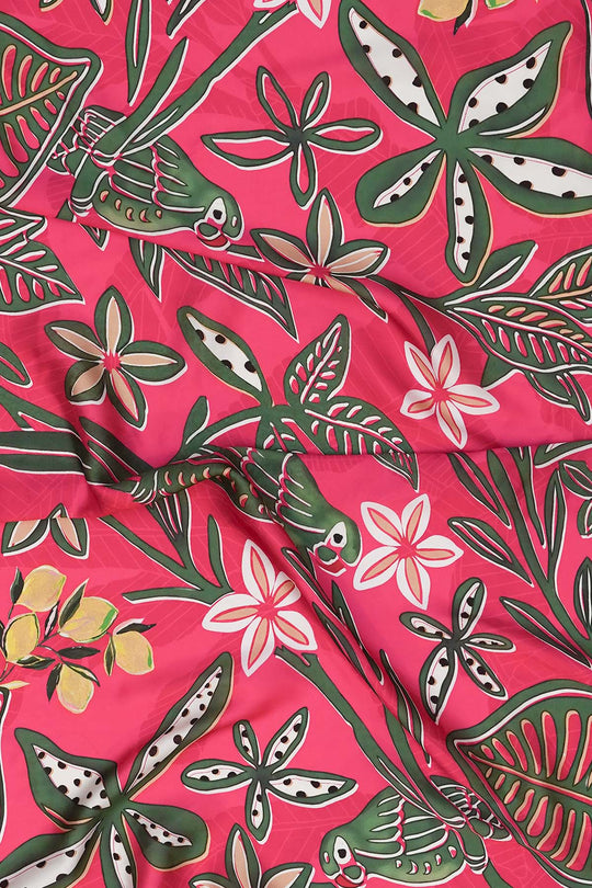PINK WILDFLOWER PINK SCARF