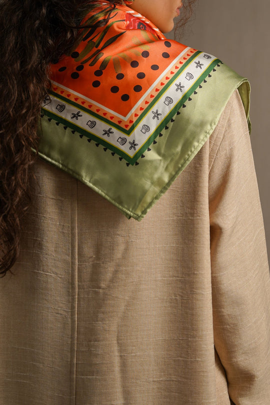 PEACH RAINFOREST SCARF