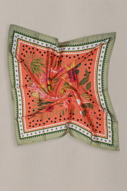 PEACH RAINFOREST SCARF