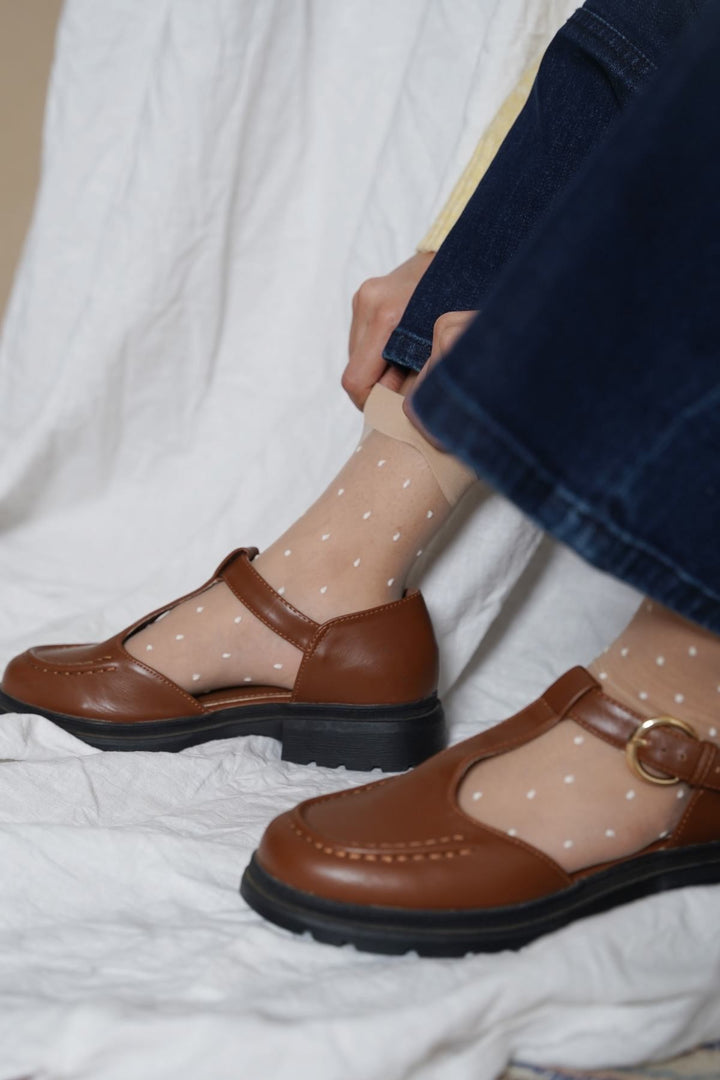SHEER DOT SOCKS