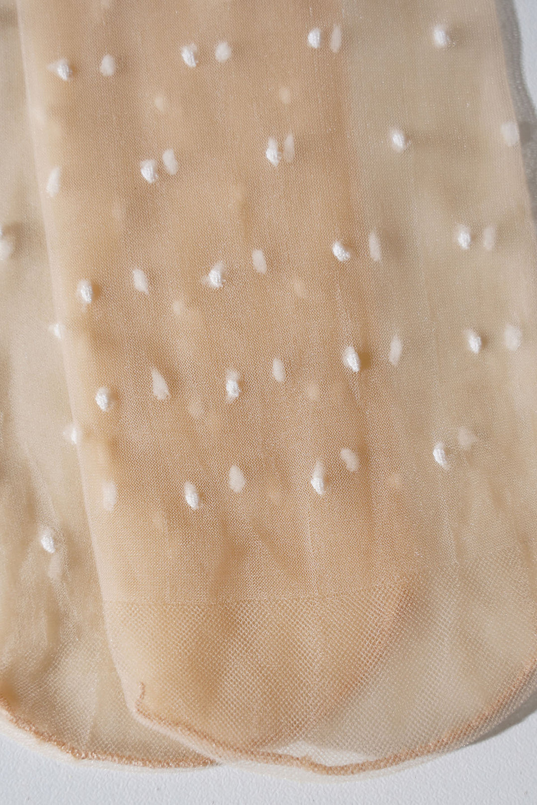 NUDE SHEER DOT SOCKS