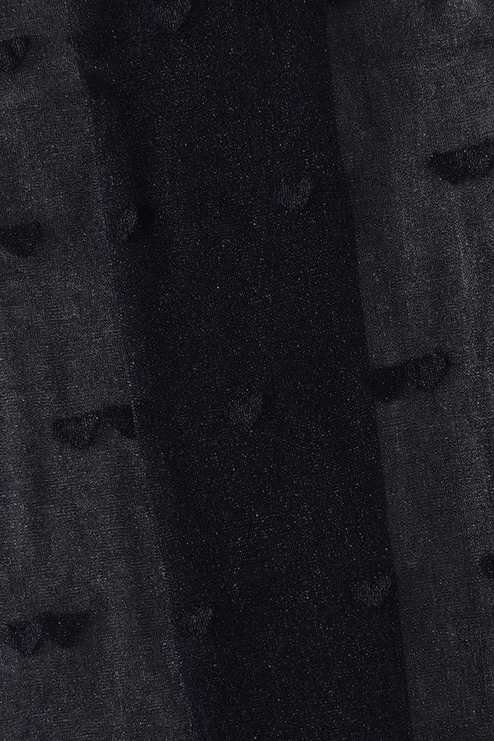 BLACK SHEER DOT SOCKS