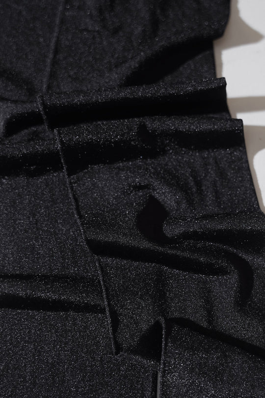 BLACK SHIMMER DRESS SOCKS