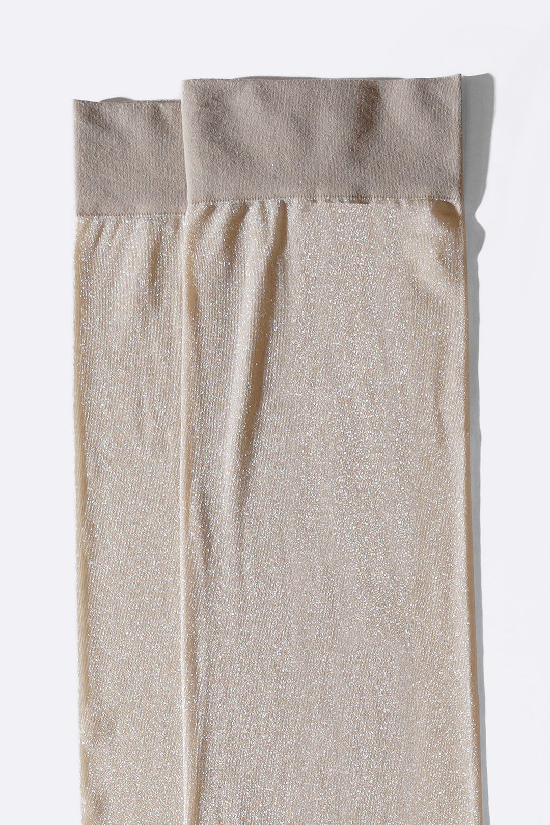 NUDE SHIMMER DRESS SOCKS