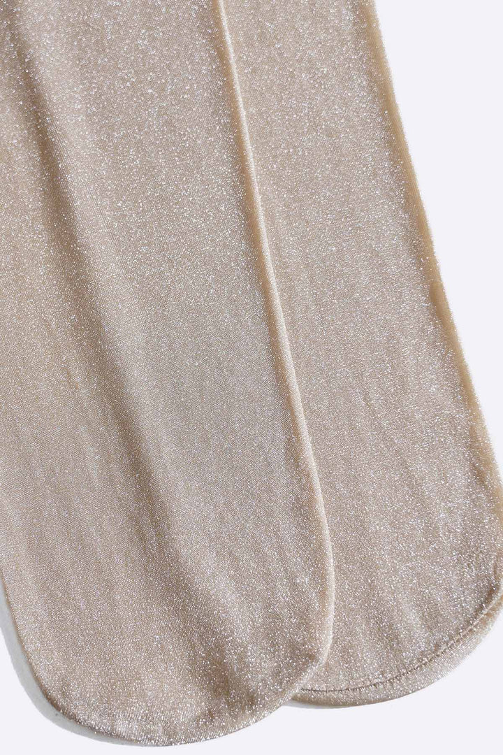 NUDE SHIMMER DRESS SOCKS