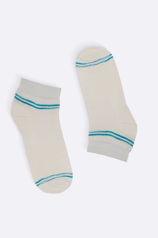 MELANGE TEAL SOFT BAMBOO SOCKS