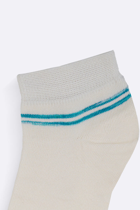 MELANGE TEAL SOFT BAMBOO SOCKS