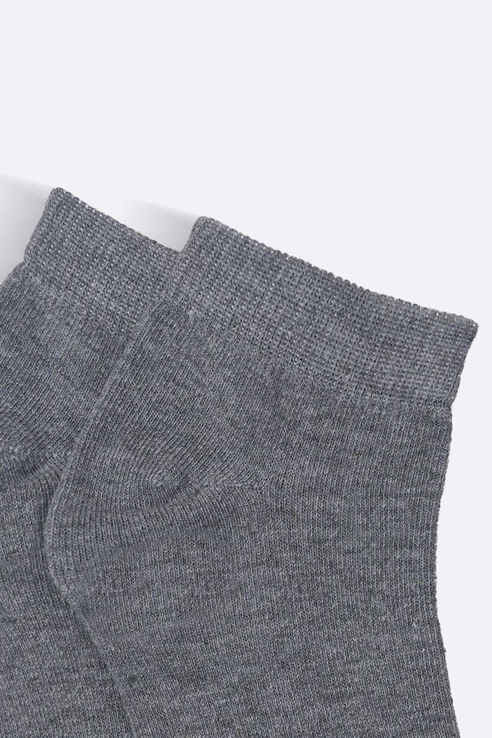 MELANGE GREY SOFT SUMMER SOCKS