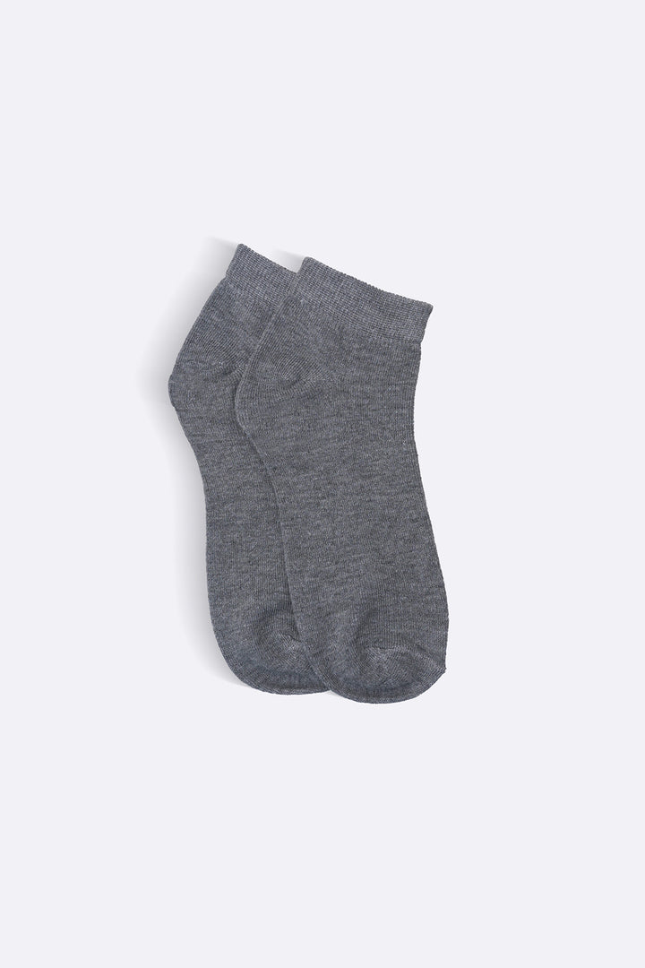 MELANGE GREY SOFT SUMMER SOCKS