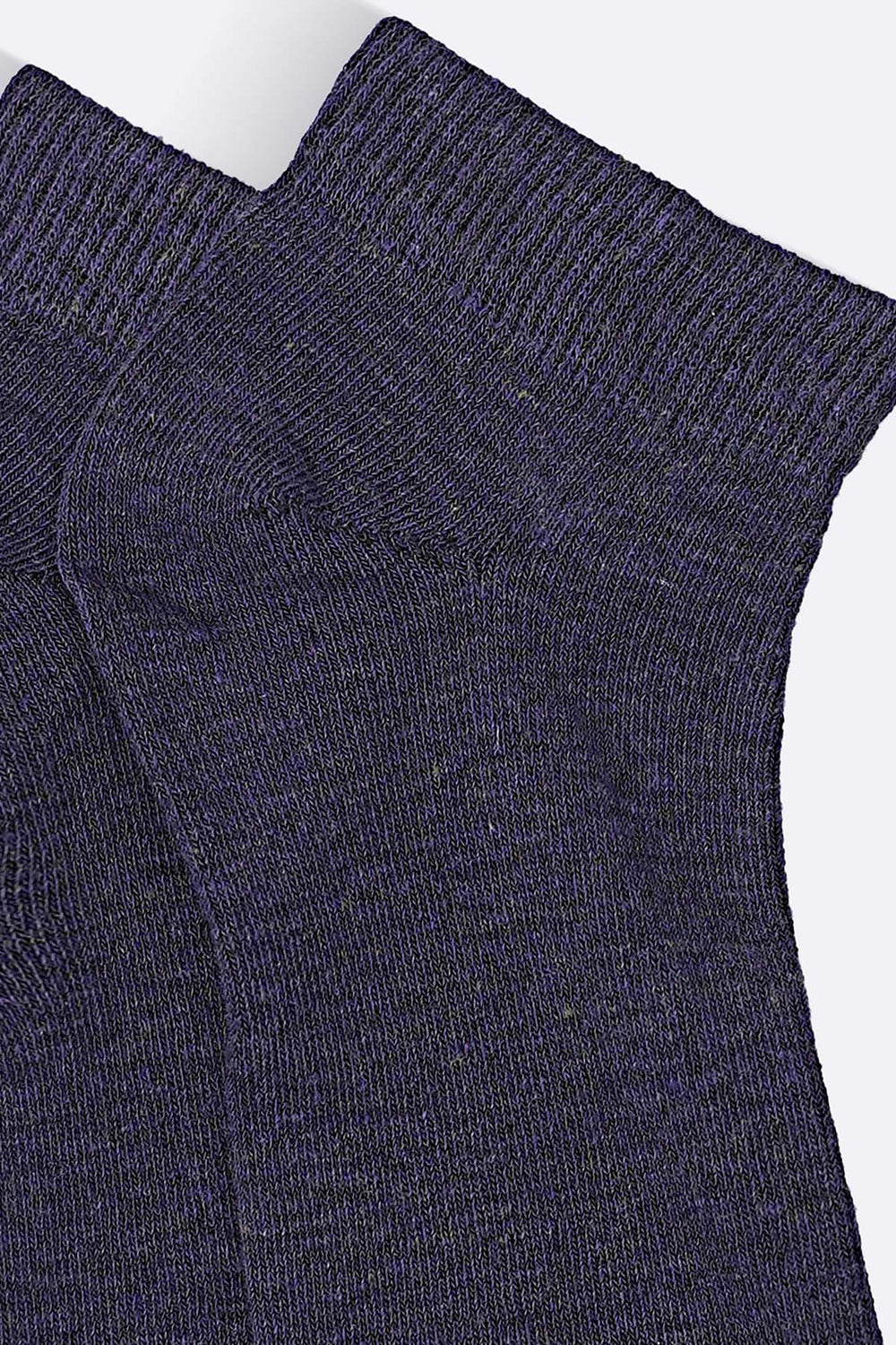 MELANGE PURPLE SOFT SUMMER SOCKS