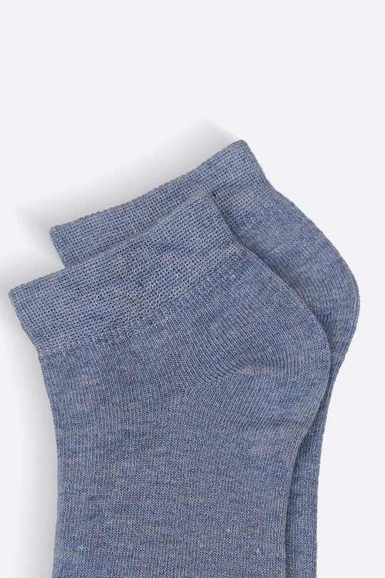MELANGE BLUE SOFT SUMMER SOCKS