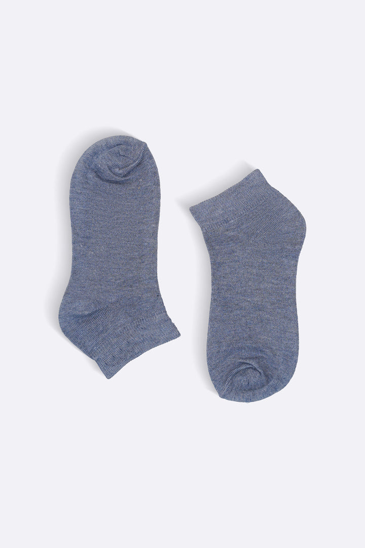 MELANGE BLUE SOFT SUMMER SOCKS