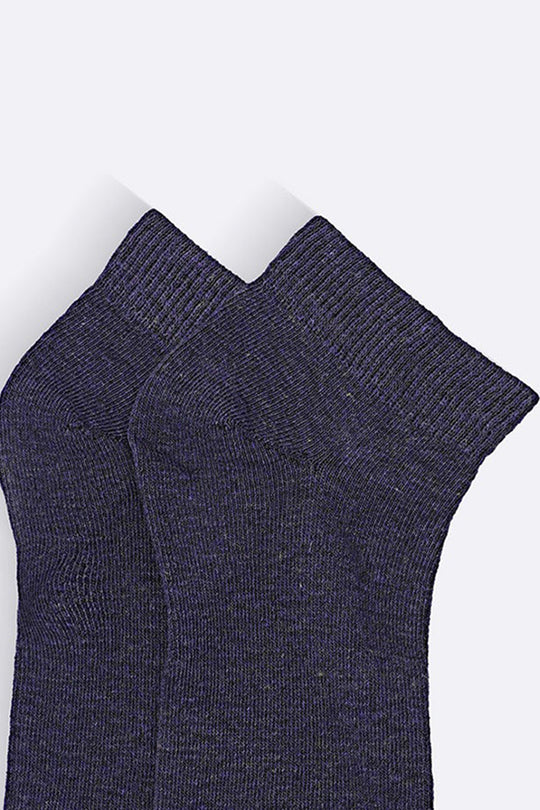 MELANGE PURPLE SOFT SUMMER SOCKS
