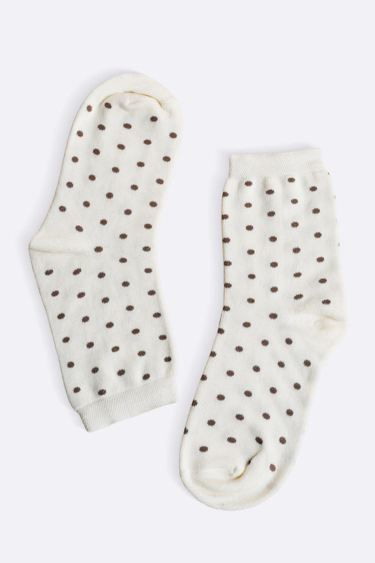 WINK DOT CREW SOCKS