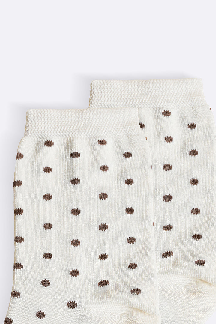 WINK DOT CREW SOCKS