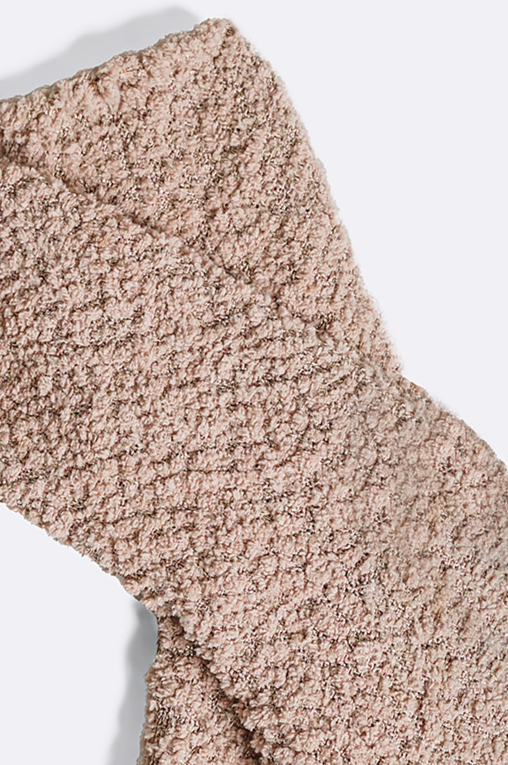 TAUPE PLUSH HOME SOCKS