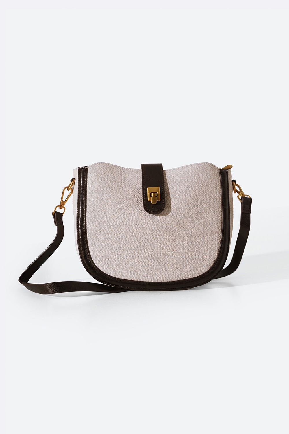 CREAM BADARO CROSSBODY BAG
