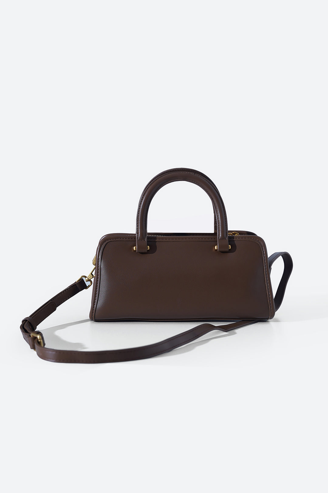COFFEE MEDIUM TOP-HANDLE PURSE