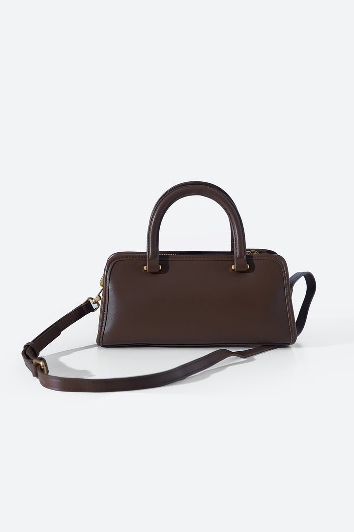 COFFEE MEDIUM TOP-HANDLE PURSE