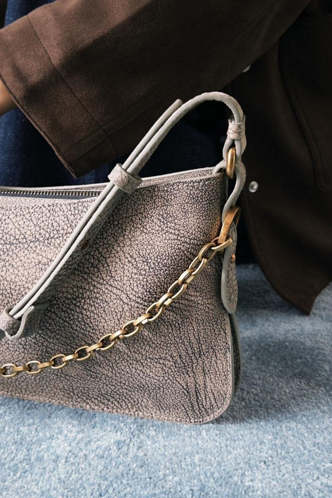 BLACK OCCASION PURSE IN GENUINE LEATHER