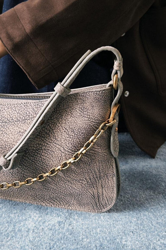 BLACK OCCASION PURSE IN GENUINE LEATHER