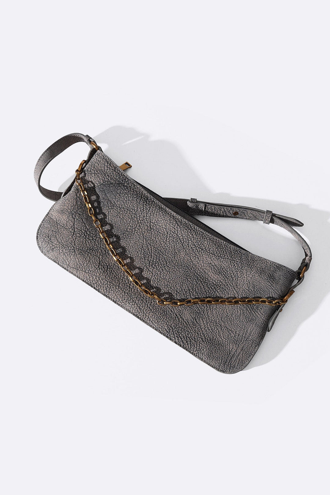 BLACK OCCASION PURSE IN GENUINE LEATHER