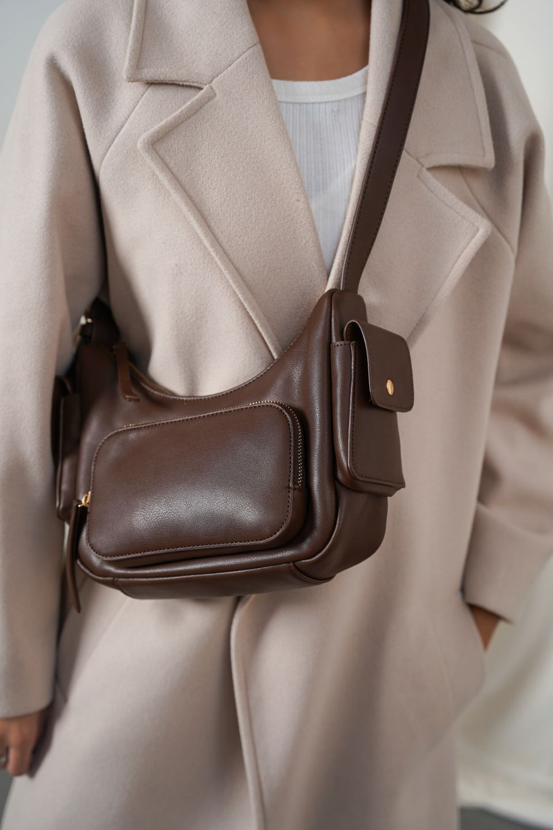 COFFEE EVERYTHING SHOULDER BAG