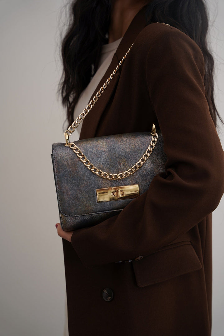 MULTI MERMAID BAG IN GENUINE LEATHER