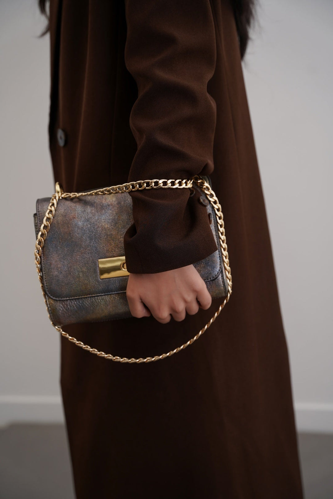 MULTI MERMAID BAG IN GENUINE LEATHER