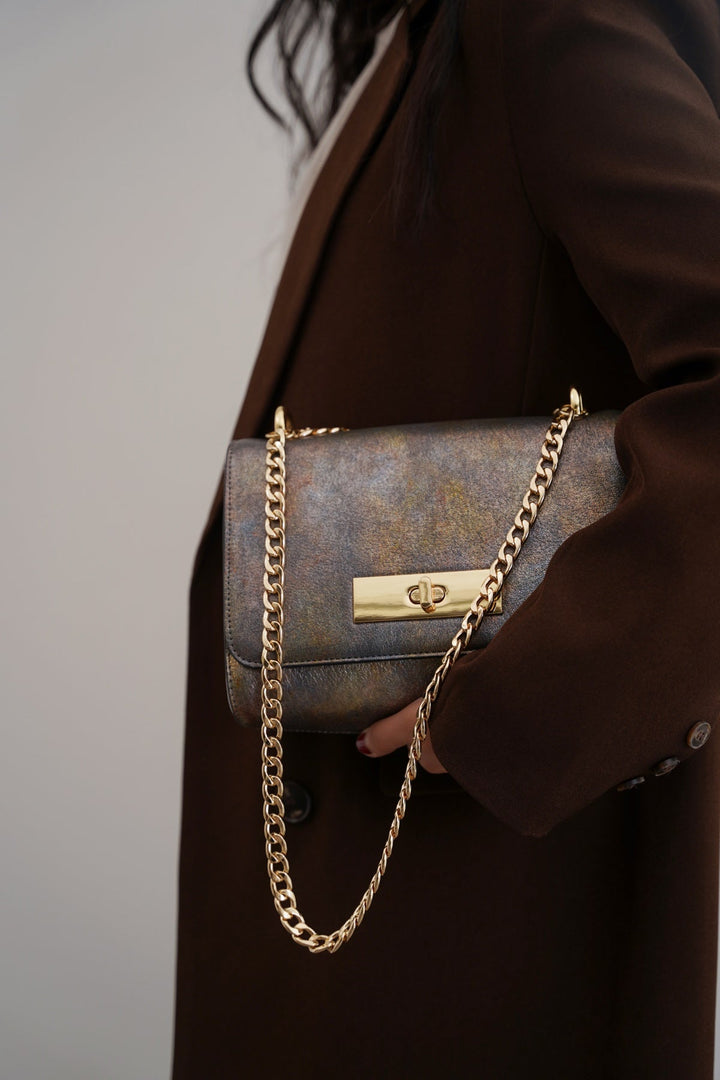 MULTI MERMAID BAG IN GENUINE LEATHER