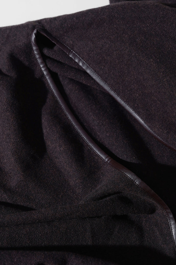 MOCHA EDGE LINED CAPE