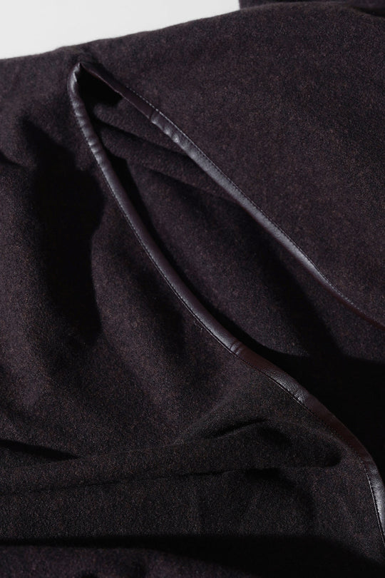 MOCHA EDGE LINED CAPE