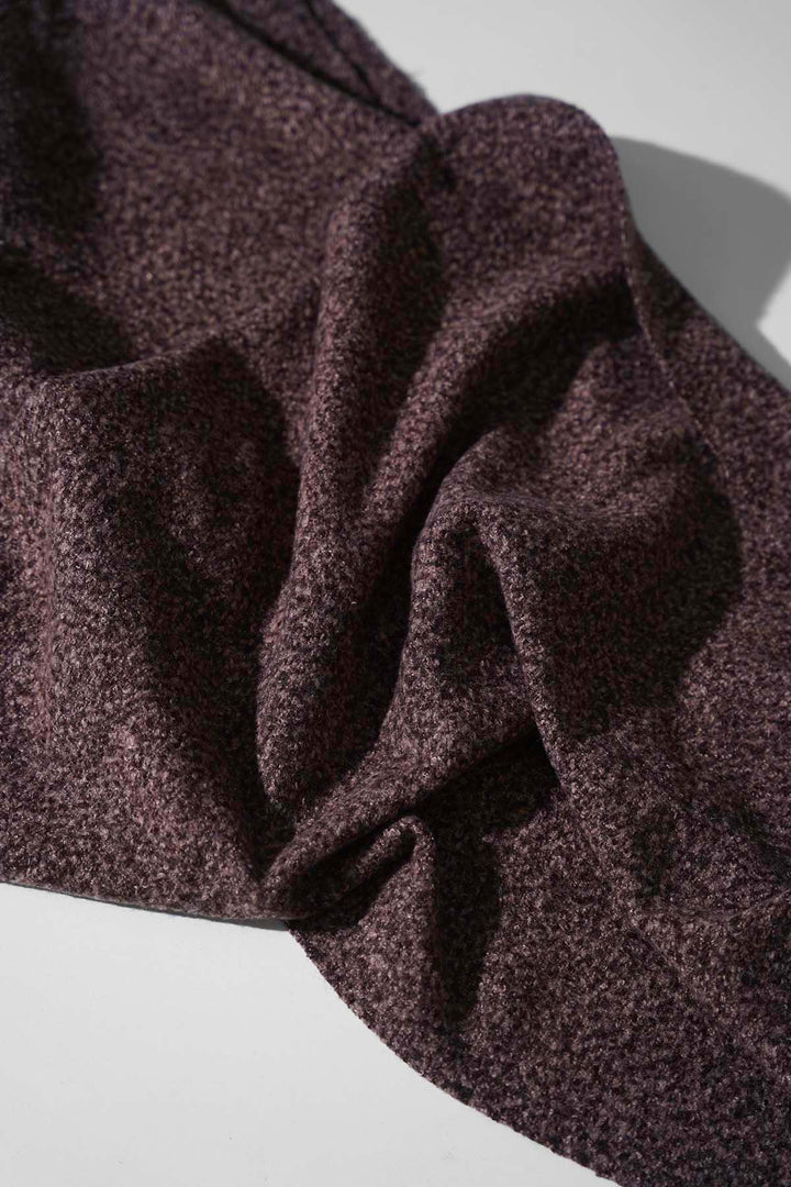 BROWN COZY MELANGE SCARF