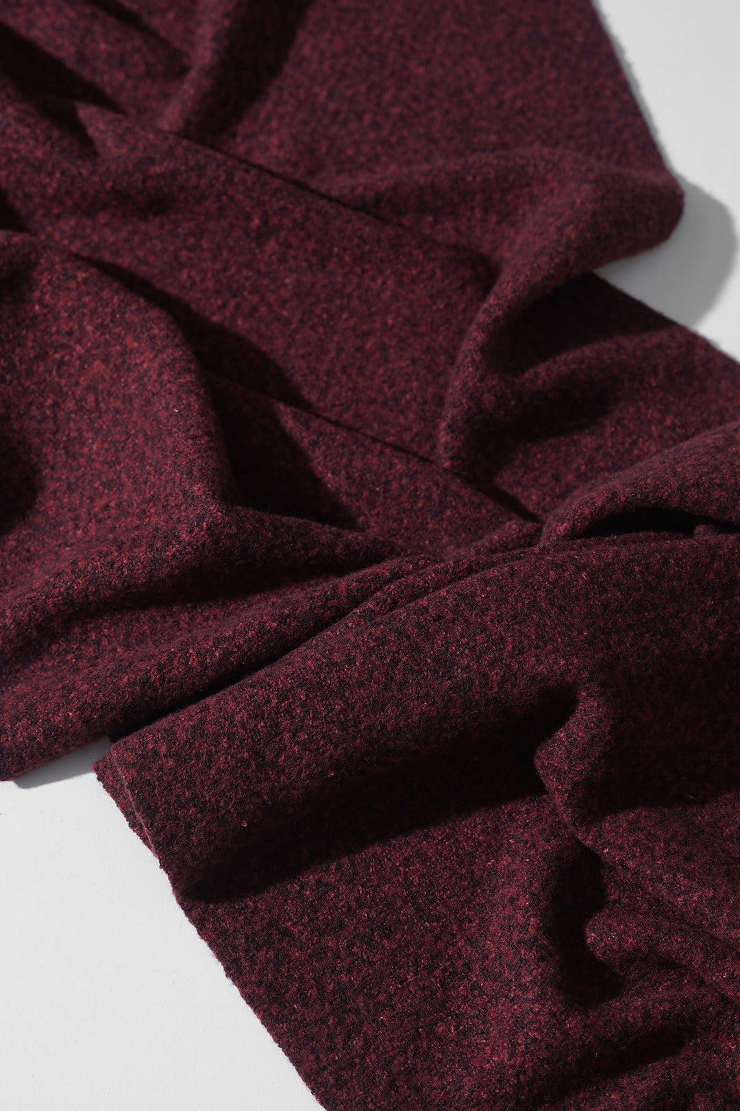 BURGUNDY COZY MELANGE SCARF